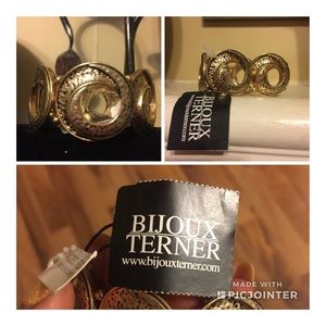 New Bijoux Terner Bracelet. Gold tone.